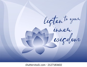 Inner Wisdom - Inspirational Card And Poster Design