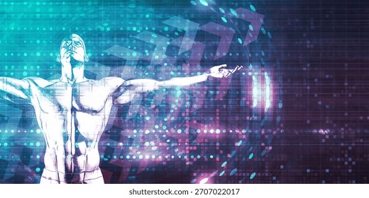 Innovation Breakthrough Platform Through Forward Thinking Technology 3D Render