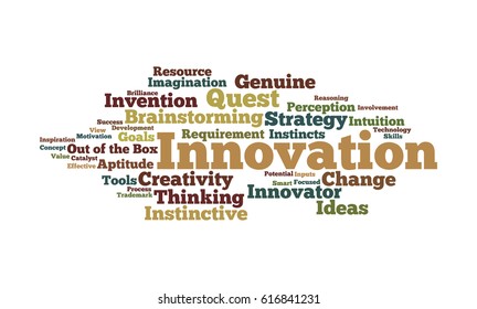 Innovation Word Cloud Stock Illustration 616841231 | Shutterstock