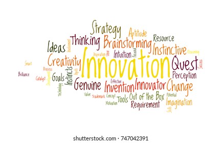 Innovation Word Cloud Stock Illustration 747042391 | Shutterstock