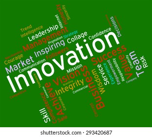 Innovation Words Representing Creative Conception And Innovates 