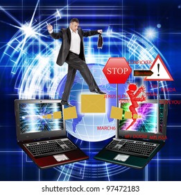 The innovative computer software from the viruses most dangerous the Internet and worms in social networks