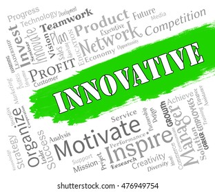 Innovative Words Representing Creative Breakthrough And Ideas