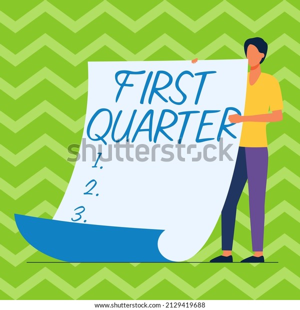 Inspiration\
showing sign First Quarter. Business idea one of the considered\
four principal phases of the moon Man Standing Holding Large Blank\
Paper Showing New Meaning And\
Message.