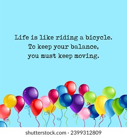 Inspiration words and quotes of life in plain background