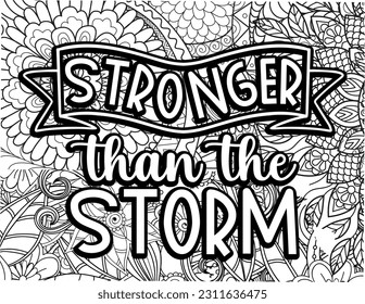 Inspirational Quotes, Quotes Coloring Page, Positive Quotes, Motivational Quotes Coloring Page. - Powered by Shutterstock