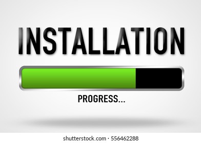Installation progress