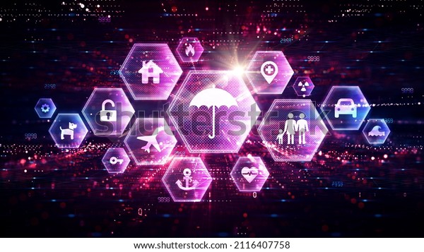 InsurTech - InsureTech - Insurance\
Technology - Innovation and Emerging Technologies in the Insurance\
Industry - Conceptual\
Illustration