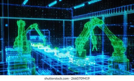 Integration of Computer Vision and Digital Twin Technology in an Autonomous Factory Setting Featuring Advanced Robot Arms Engaged in Precision Manufacturing High-Tech Construction Tasks