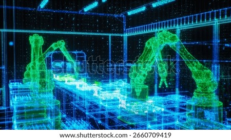 Integration of Computer Vision and Digital Twin Technology in an Autonomous Factory Setting Featuring Advanced Robot Arms Engaged in Precision Manufacturing High-Tech Construction Tasks