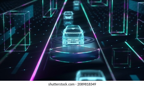 Intelligent Driving Car Autonomous Driving Technology Science Fiction Artificial Intelligence