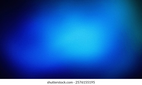 Intense gradient merging dark and bright shades of blue, enhanced by a grainy texture. Ideal for backgrounds, banners, and sleek wallpapers