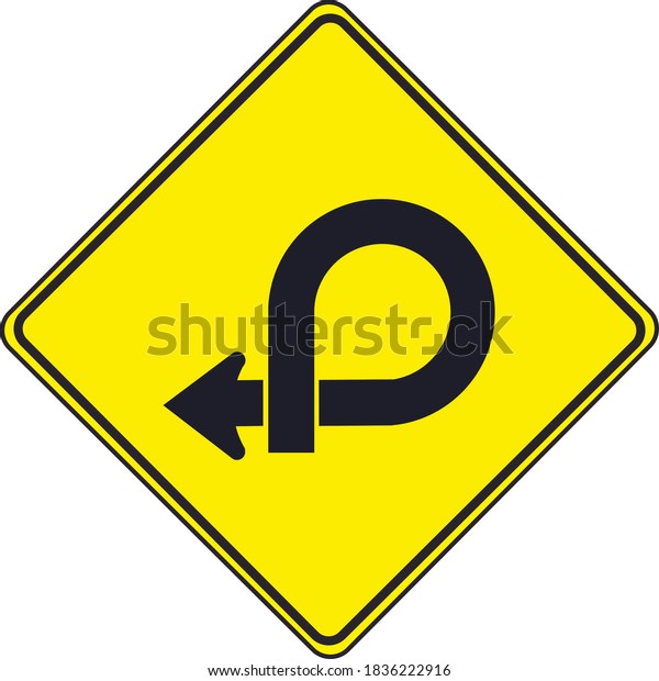 Interchange Highway Road Sign Vector Graphics Stock Illustration ...