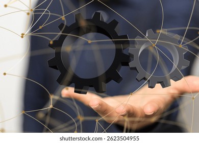 Interconnected Gears: Teamwork, Collaboration, and Synergy