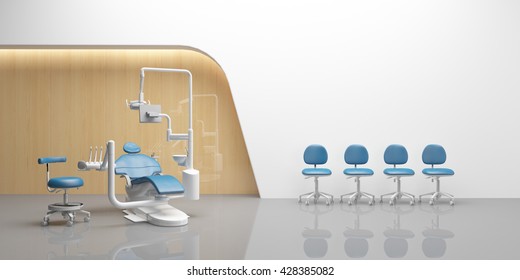 Interior 3d rendering Dental clinic for your art work  - Powered by Shutterstock