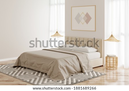 Similar – Image, Stock Photo Sheet as curtain