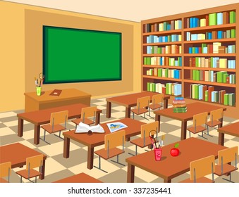 Classroom Bookshelf Stock Illustrations Images Vectors Shutterstock