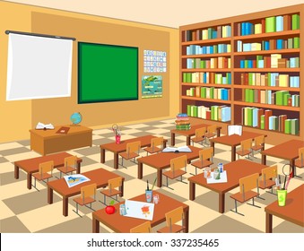 Classroom Cartoon Images, Stock Photos & Vectors | Shutterstock