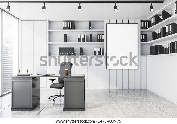 Interior Luxury Ceo Office Tile Floor Stock Illustration