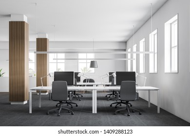 Corporate Office Interior Design Stock Illustrations Images