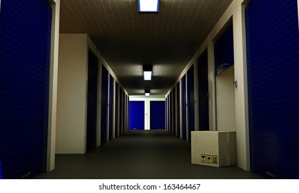 Interior Of A Modern Self Storage