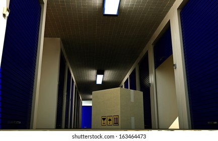 Interior Of A Modern Self Storage