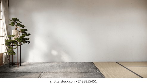 Interior con plantas sobre
