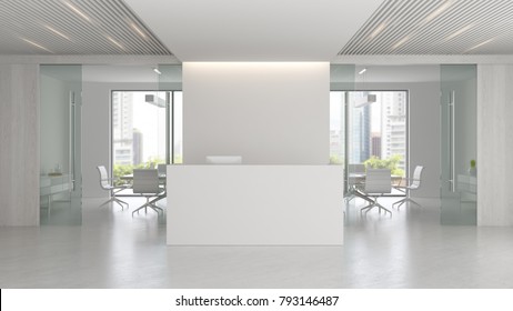 Interior Reception Meeting Room Illustration Stock Photo 2208862587 