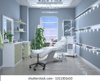 Interior Room Equipment Clinic Dermatology Cosmetology Stock ...