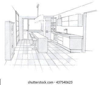 13,636 House sketch inside Images, Stock Photos & Vectors | Shutterstock