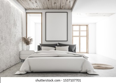 Royalty Free Modern Spacious Bedroom Stock Images Photos