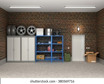Bilder Stockfotos Und Vektorgrafiken Garage Interior