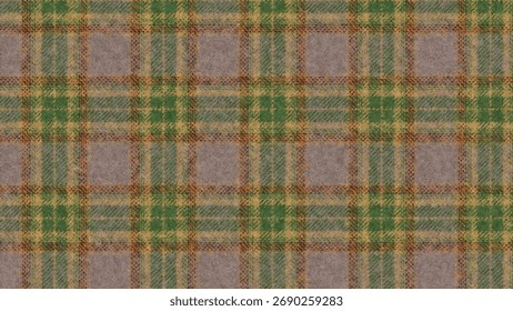 Interlaced weave check using a warm pizazz and cougar color scheme, ideal for large-scale curtain and drapery patterns.