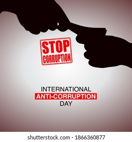 international anti-corruption day, 9 December, poster And Social Media post anti corruption - Powered by Shutterstock