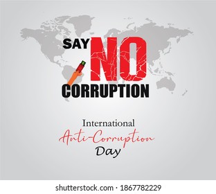 International Anti-Corruption Day lettering, 9 December. Honesty is worth more than money. The weight of honesty on the scales is more than the dollar. - Powered by Shutterstock