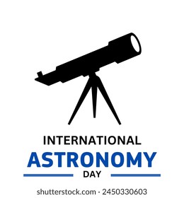 International Astronomy Day. World Astronomy Day creative design, banner, poster. telescope vector illustration - Powered by Shutterstock