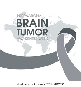 International Brain Tumor Awareness Week Illustration Stock ...