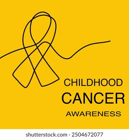 International Childhood Cancer day on February 15, to raise awareness, and to express support for children and adolescents with cancer awareness ribbon - Powered by Shutterstock