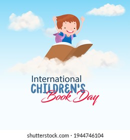 International Children's Book Day. Kids Character Theme