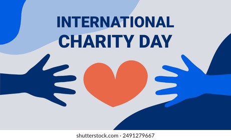 International day of Charity banner, September 5. lend helping hand and support concept. global social problems - Powered by Shutterstock