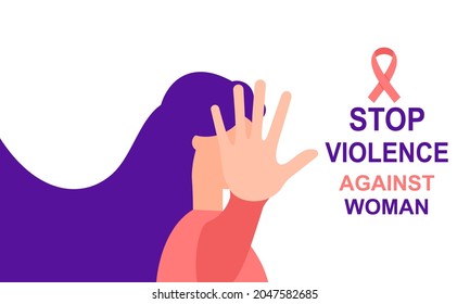 International Day Elimination Violence Against Women Stock Illustration ...