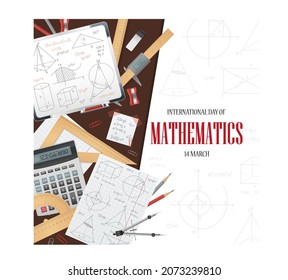 International Day Of Mathematics Banner Design