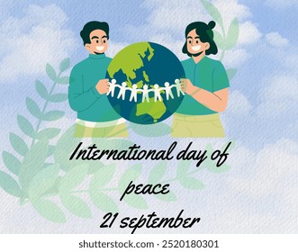 International day of peace 21 september banner poster . - Powered by Shutterstock