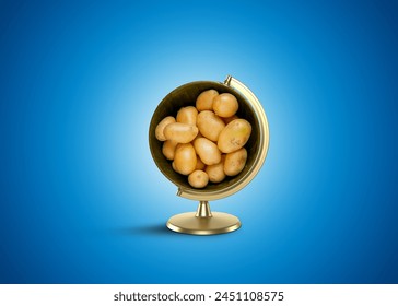 International Day of Potato. International day of potato creative template, banner, poster, social media post, greetings card etc. Harvesting diversity, feeding hope. World Food concept. Global Food. - Powered by Shutterstock