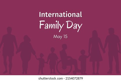 International Family Day 15th of May. Very attractive illustration. - Powered by Shutterstock