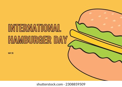 International Hamburger Day May 28 - Powered by Shutterstock