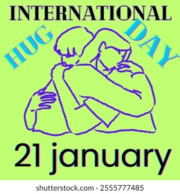 International hug day 21 January - Powered by Shutterstock