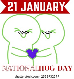 International Hug Day social media post - Powered by Shutterstock