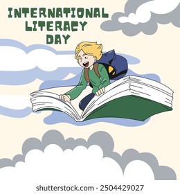 International literacy day - Promoting global literacy and empowering through education. - Powered by Shutterstock