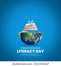 International Literacy Day theme 2024 is "Promoting Multilingual Education: Literacy for Mutual Understanding and Peace. - Powered by Shutterstock